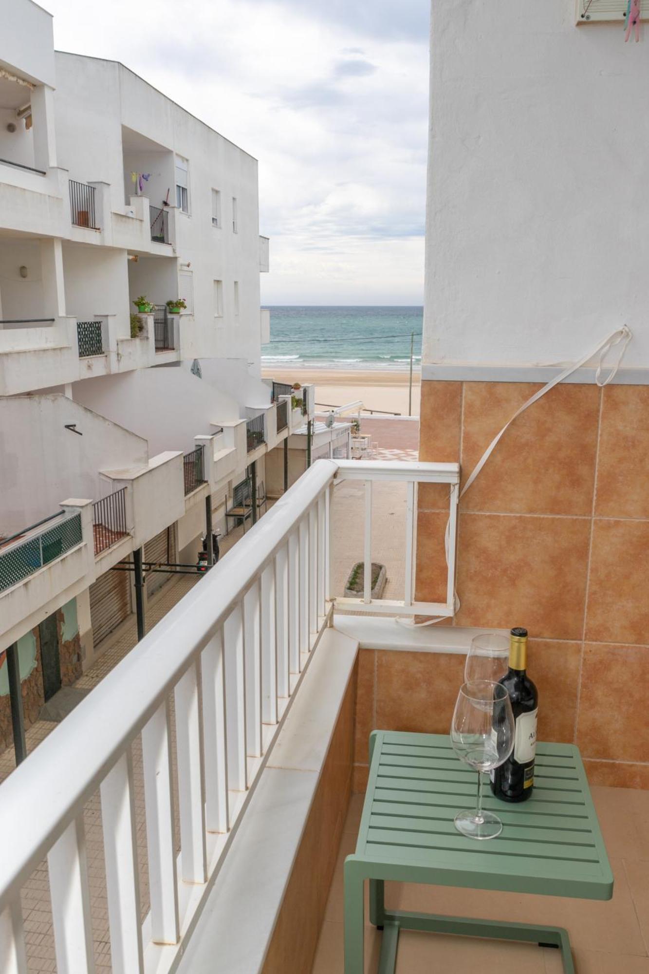 Casa Melva - Primera Linea Con Terraza, Moderno Barbate Buitenkant foto