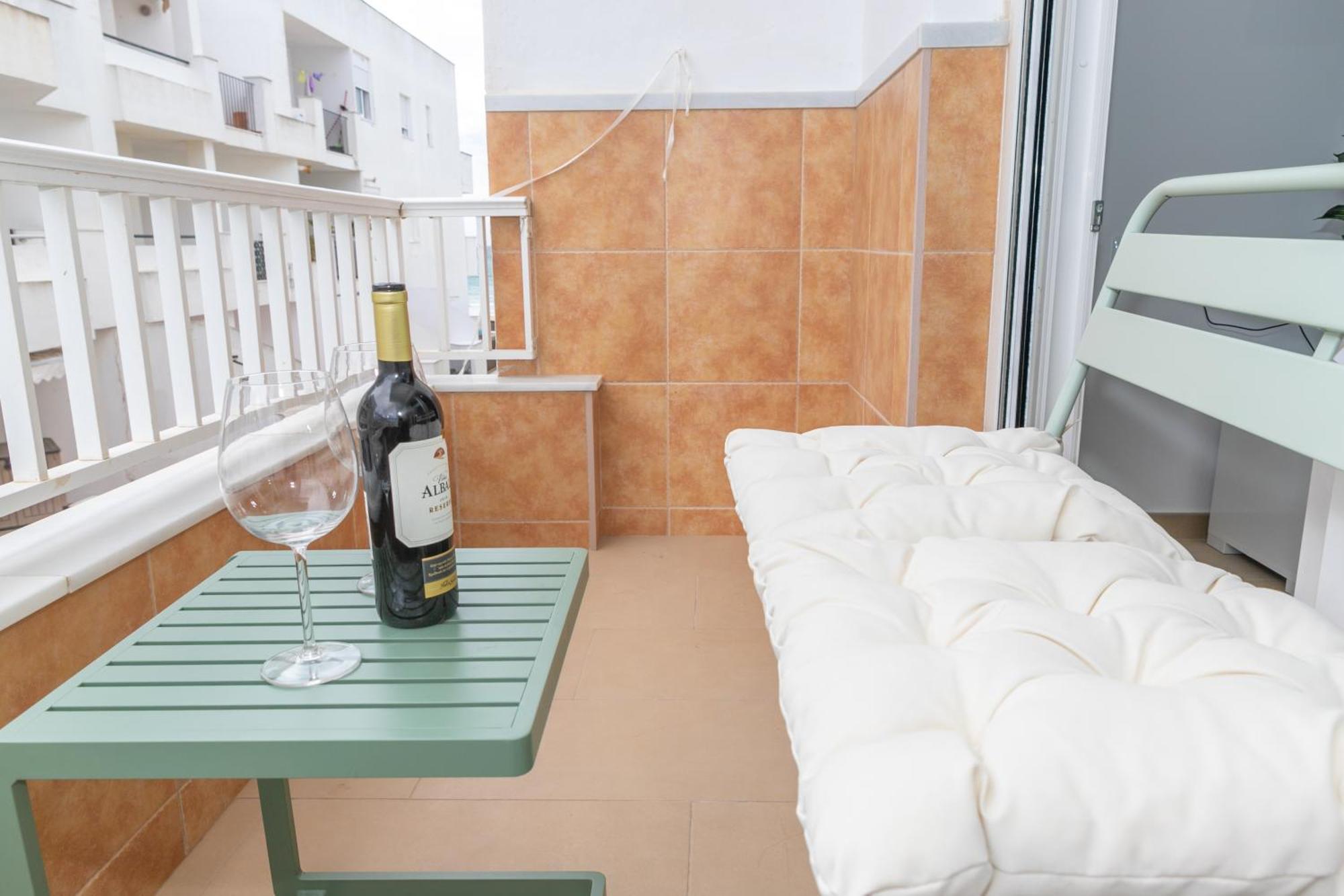 Casa Melva - Primera Linea Con Terraza, Moderno Barbate Buitenkant foto